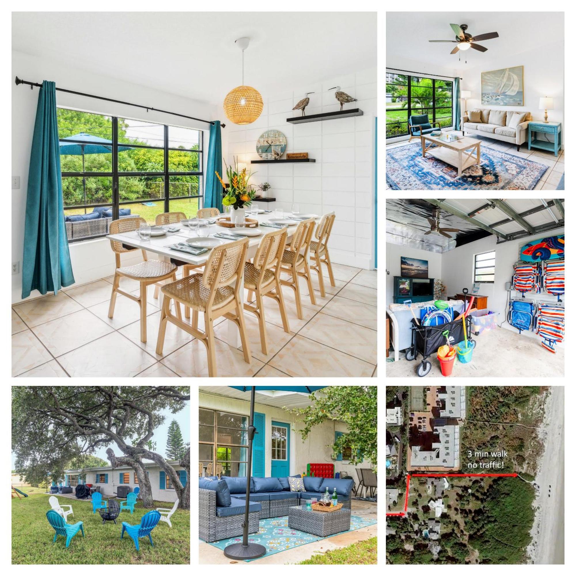 Beach House In Cocoa Beach - Steps To Beach - Game Room - Backyard With Grill - Playground Holiday home Cocoa Beach